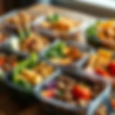 Delicious and Balanced Meal Prep Ideas Colorful meal prep containers filled with healthy foods