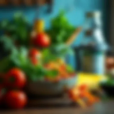 Colorful Meal Preparation Colorful meal preparation showcasing healthy ingredients