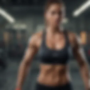 Pathway to Core Strength and Aesthetic Motivational fitness journey visualization