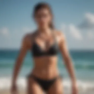 Transformation Highlight Before and after transformation highlighting fitness success