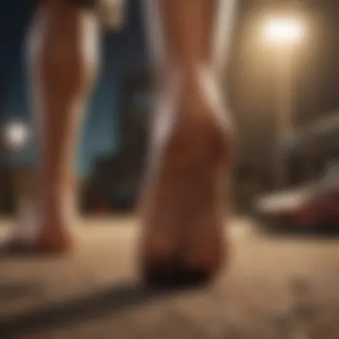Experiencing a Charley Horse Visual representation of a person experiencing a charley horse in the foot