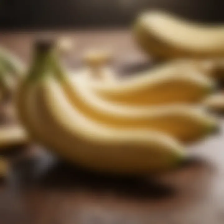 Nutritional breakdown of bananas highlighting key vitamins and minerals