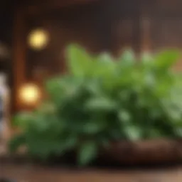 Fresh herbs for natural allergy relief
