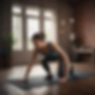 Engaging in Effective Bodyweight Movements A woman performing a bodyweight exercise
