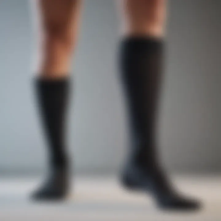 Comparison of different styles and fits of ankle compression socks