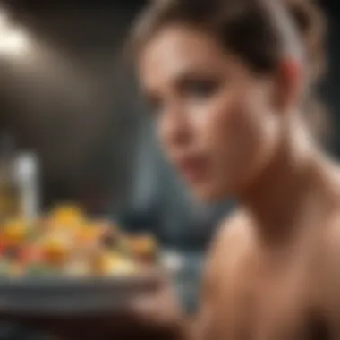Balanced Nutrition for Optimal Immune Health A balanced meal showcasing various vitamin-rich ingredients