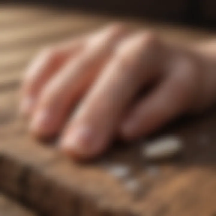 Natural remedies displayed on a wooden surface