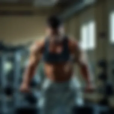 An athlete demonstrating proper weight lifting form