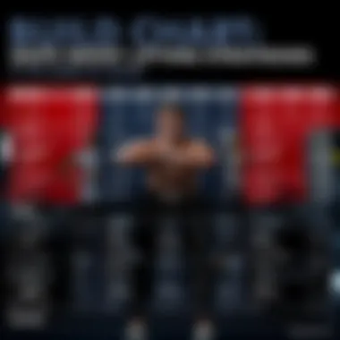 A detailed chart showcasing different weight lifting programs