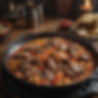 Diverse Dishes: Cooking Versatility An array of dishes cooked in a cast iron skillet