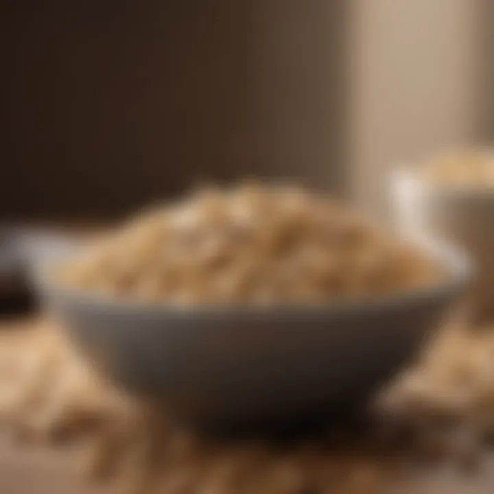 Variety of cereals in a bowl