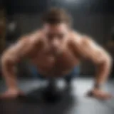 Demonstration of push-up technique