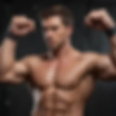 Biceps Exercise Techniques Illustration of various exercises targeting biceps