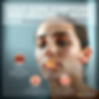 Cold Sore Symptoms and Healing Signs Infographic on symptoms of cold sores and signs of healing