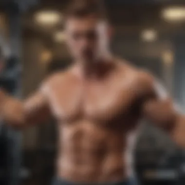 Proper Form for Chest Press Exercise Diagram illustrating proper form for a chest press exercise.