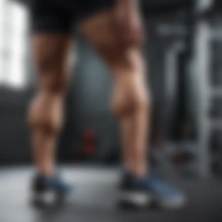 Calf raises technique with focus on posture