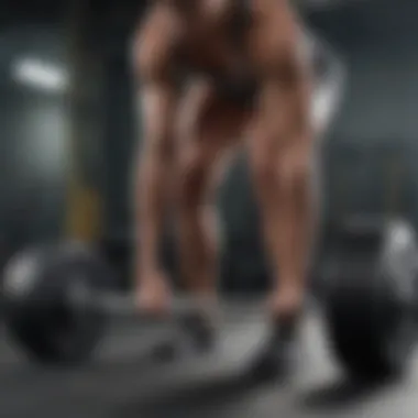 Dumbbell deadlift technique for leg workouts