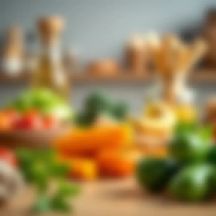 Visual representation of macronutrient ratios