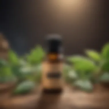 An array of essential oils for aromatherapy