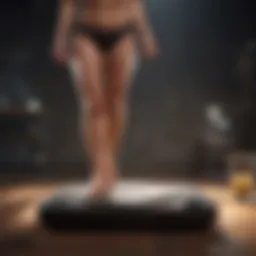 Visual representation of energy balance with a scale