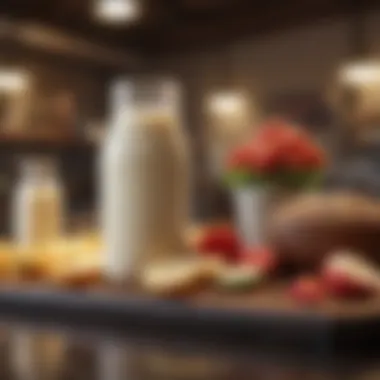 Healthy Choices: Dairy Alternatives and Fats A selection of dairy alternatives and healthy fats for balanced nutrition.