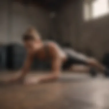 Core Strength Workout Core strength workout demonstrating planks