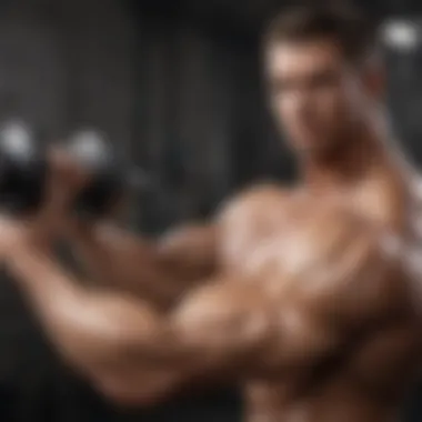 Dynamic Bicep Curl Technique Dynamic bicep curl showcasing proper form