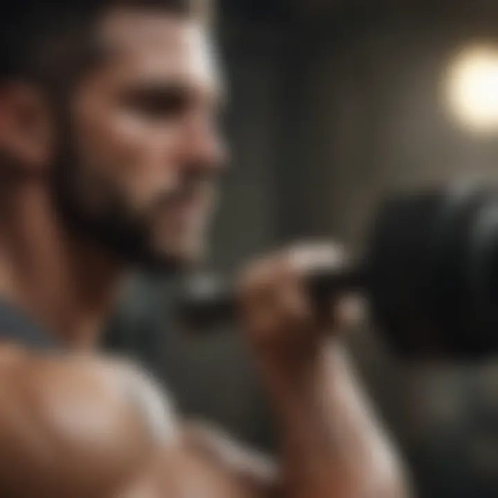 Maximal strength training for biceps using weights