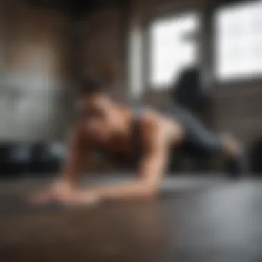 Dynamic Plank Variation for Core Strength Dynamic plank variation enhancing core strength