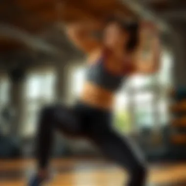 Dynamic exercise routine focusing on core strength