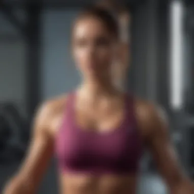 Energizing Workout Session Individual engaging in a dynamic fitness routine