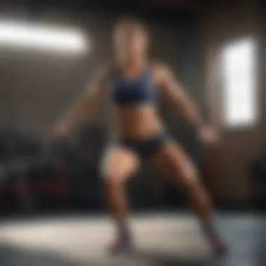 Engaging Exercise Boosting Fat Loss Dynamic workout routine showcasing intense exercises