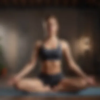 Adopting Mindful Practices for Better Digestion A person practicing yoga in a serene environment