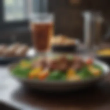 Crafting a Diet to Support Hormonal Balance A balanced plate featuring diverse and healthy dietary options.