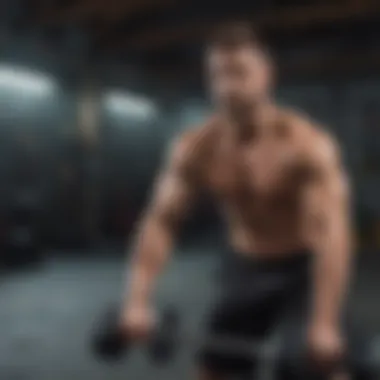 Effective Workouts for Testosterone Enhancement Dynamic exercise routine showcasing strength training.
