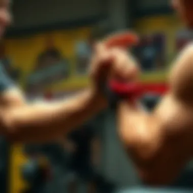 Detailed overview of muscle engagement during arm wrestling techniques