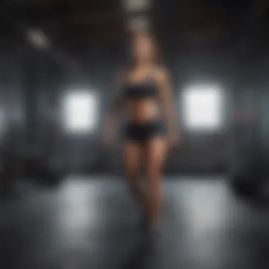 Dynamic HIIT Session High-intensity interval training session showcasing dynamic movements