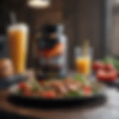 Balanced Nutrition for Fitness Nutrient-dense meal emphasizing the importance of nutrition in fitness