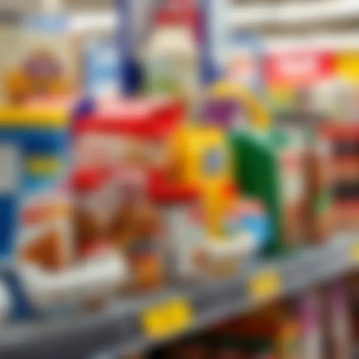 Keto baking essentials on store shelf