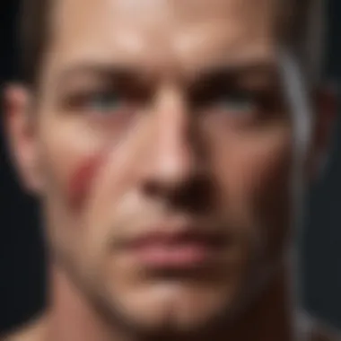 Understanding facial muscle anatomy Close-up of facial muscle anatomy