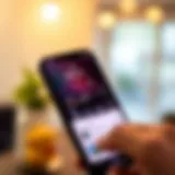 Visual representation of Apple Health app on a smartphone screen