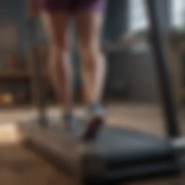 An advanced home treadmill showcasing auto incline feature