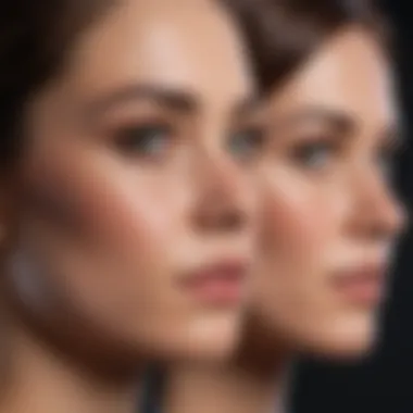 Lifestyle Effects on Jawline Fitness Graphic showing the correlation between lifestyle choices and jawline appearance