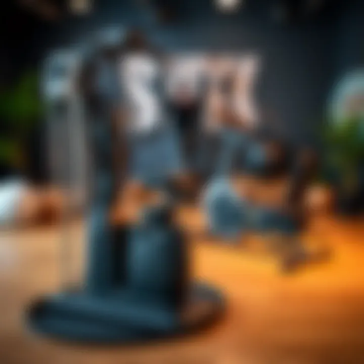 Compact fitness equipment showcasing versatility and ease of use