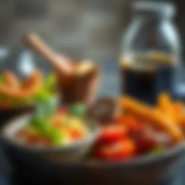 Healthy meal featuring a balance of protein-rich ingredients