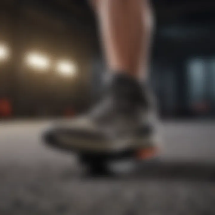 A graphic comparing various types of stability footwear for different activities.