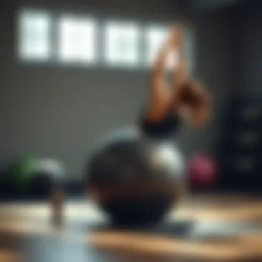 Core Strength Training with Stability Ball Core strength training with stability ball