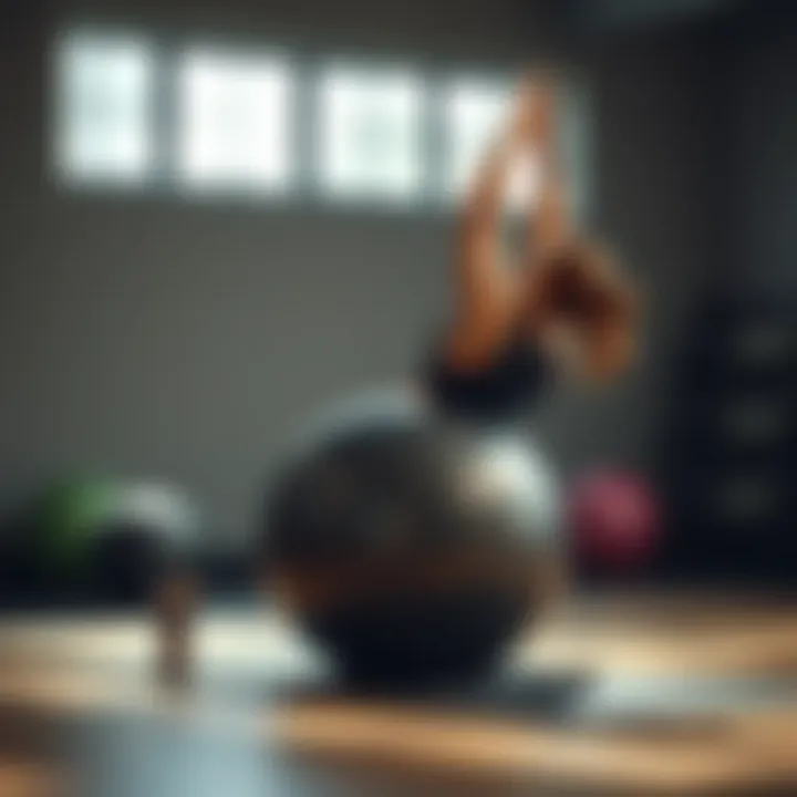 Core Strength Training with Stability Ball Core strength training with stability ball