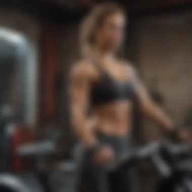 Engaging Full Body Workout Experience User engaging in a full body workout on specialized equipment