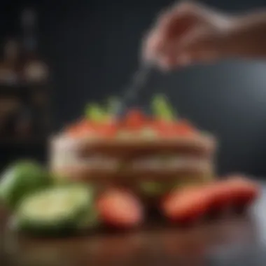 The Art of Nutrition in Weight Management Nutrient-rich foods arranged artistically